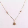 گردنبند طلا حلقه ای فلامینگو wn1227-2