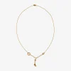 گردنبند طلا حلقه ای فلامینگو wn1267-2