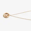 گردنبند طلا حلقه ای فلامینگو wn1271-2