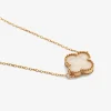 گردنبند طلا حلقه ای فلامینگو ونکلیف wn1276-2
