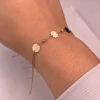 دستبند طلا زنانه لیزری wb1391-2